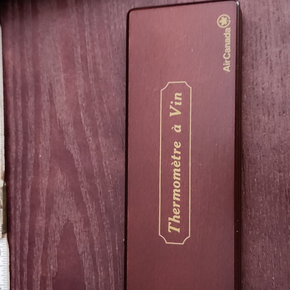 Vintage Air Canada Thermometre a Vin, wine, champagne thermometer in case. - Picture 9 of 10